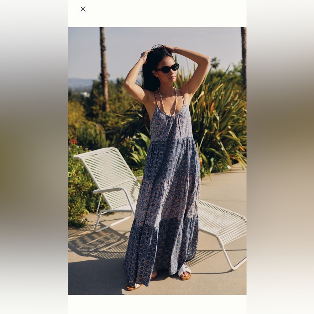 Anthropologie Roller Rabbit Dakota maxi dress